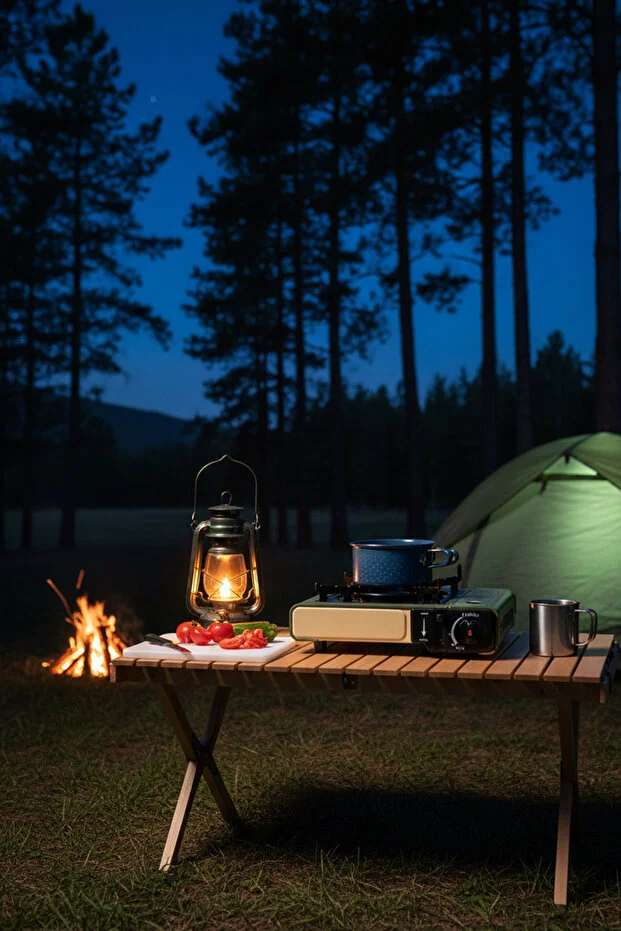 Fischer Tekli Portatif Çantalı Kamp Ocağı Stop Emniyetli